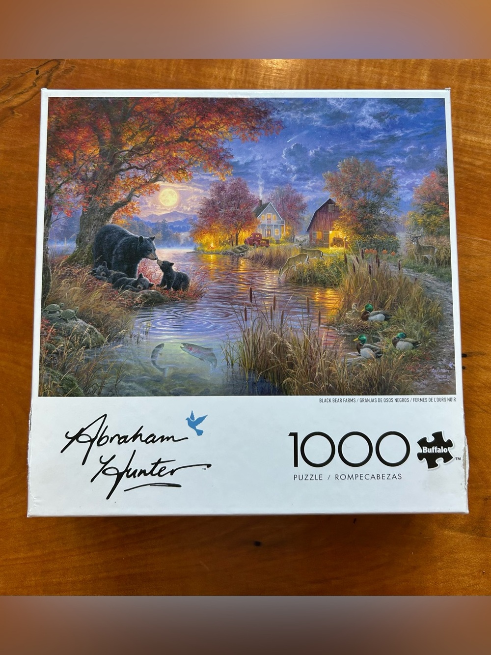 1000 🧩 Abraham Hunter - Black Bear Farms - Buffalo Games Puzzle
